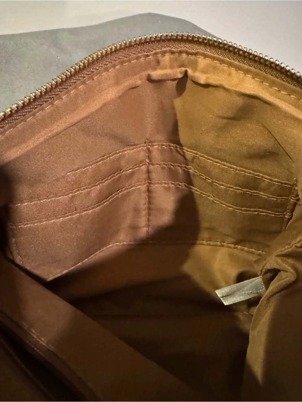 Distressed Vegan LeatherBrown Wristlet Clutch - Stylish Everyday Sustainable